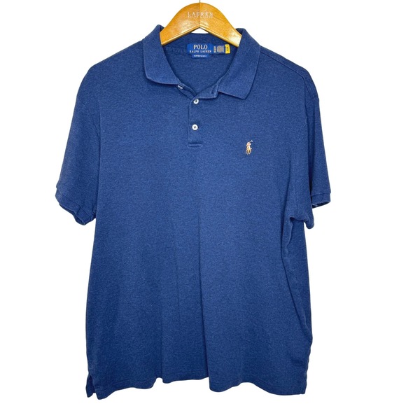 Polo Ralph Lauren Other - Polo Ralph Lauren‎ Custom Slim Fit Polo Mens Blue XL